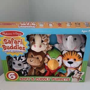Melissa & Doug Safari Animals - Set of 6 Brand New